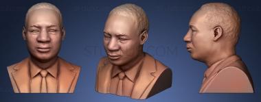 3D модель Мартин Лютер Кинг (STL)